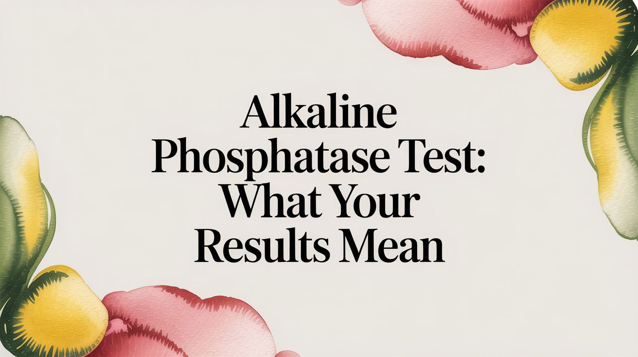 Alkaline Phosphatase Test: What Your Results Mean