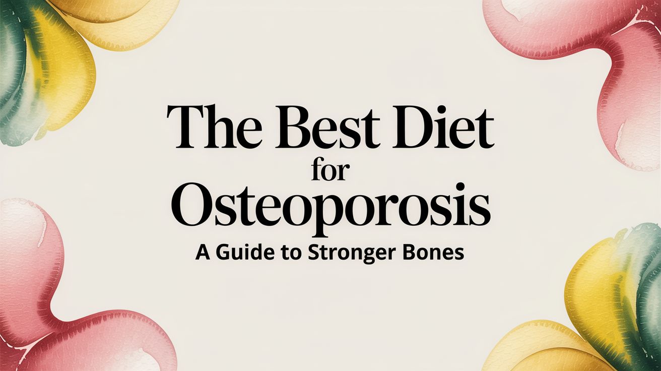The Best Diet for Osteoporosis: A Guide to Building Bone Strength