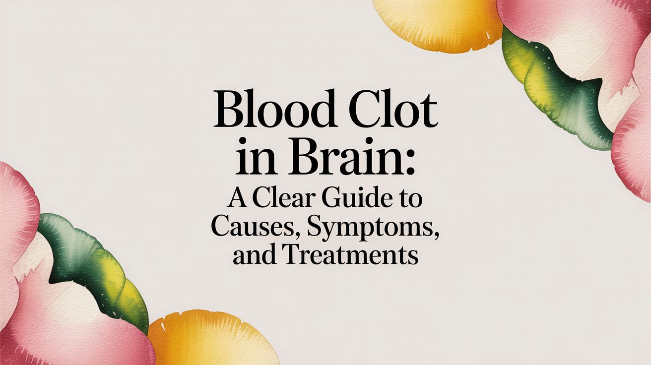 Blood Clot in the Brain: A Guide to Causes, Symptoms, and Treatment