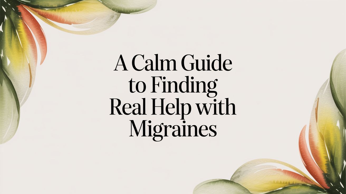 Finding Clear Help with Migraines: A Grounded Guide
