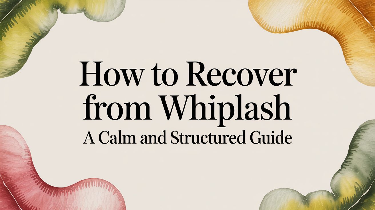 How to Recover from Whiplash: A Calm, Structured Guide