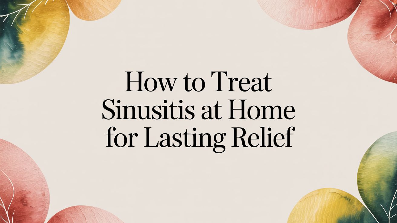 How to Treat Sinusitis at Home: A Clear Guide