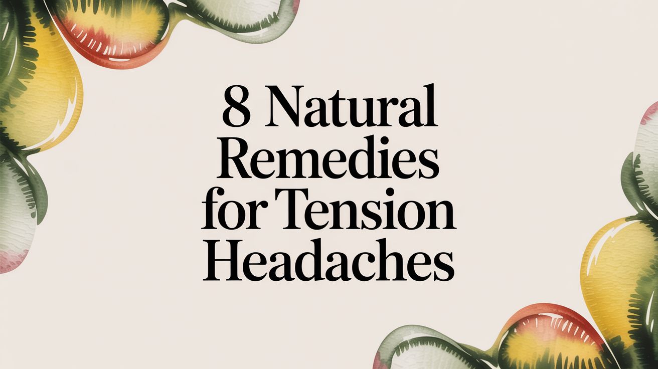 8 Natural Remedies for Tension Headaches