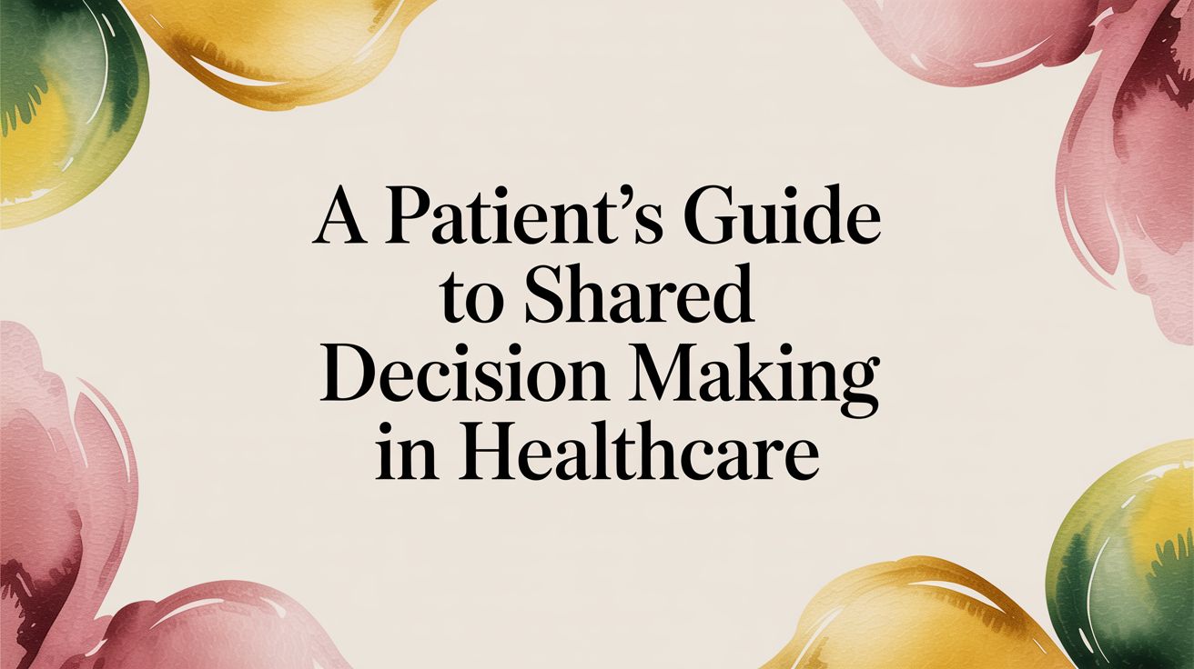 A Guide to Shared Decision Making in Healthcare
