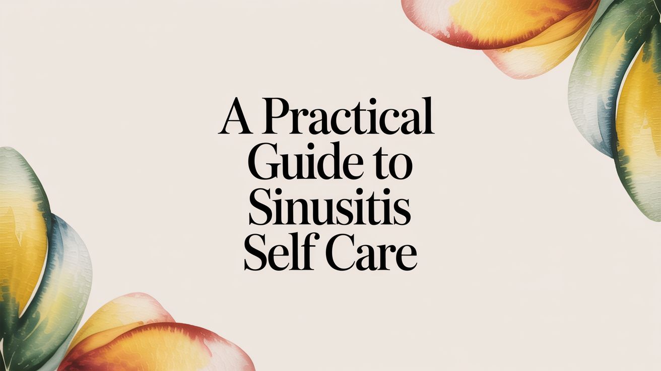 A Practical Guide to Sinusitis Self Care
