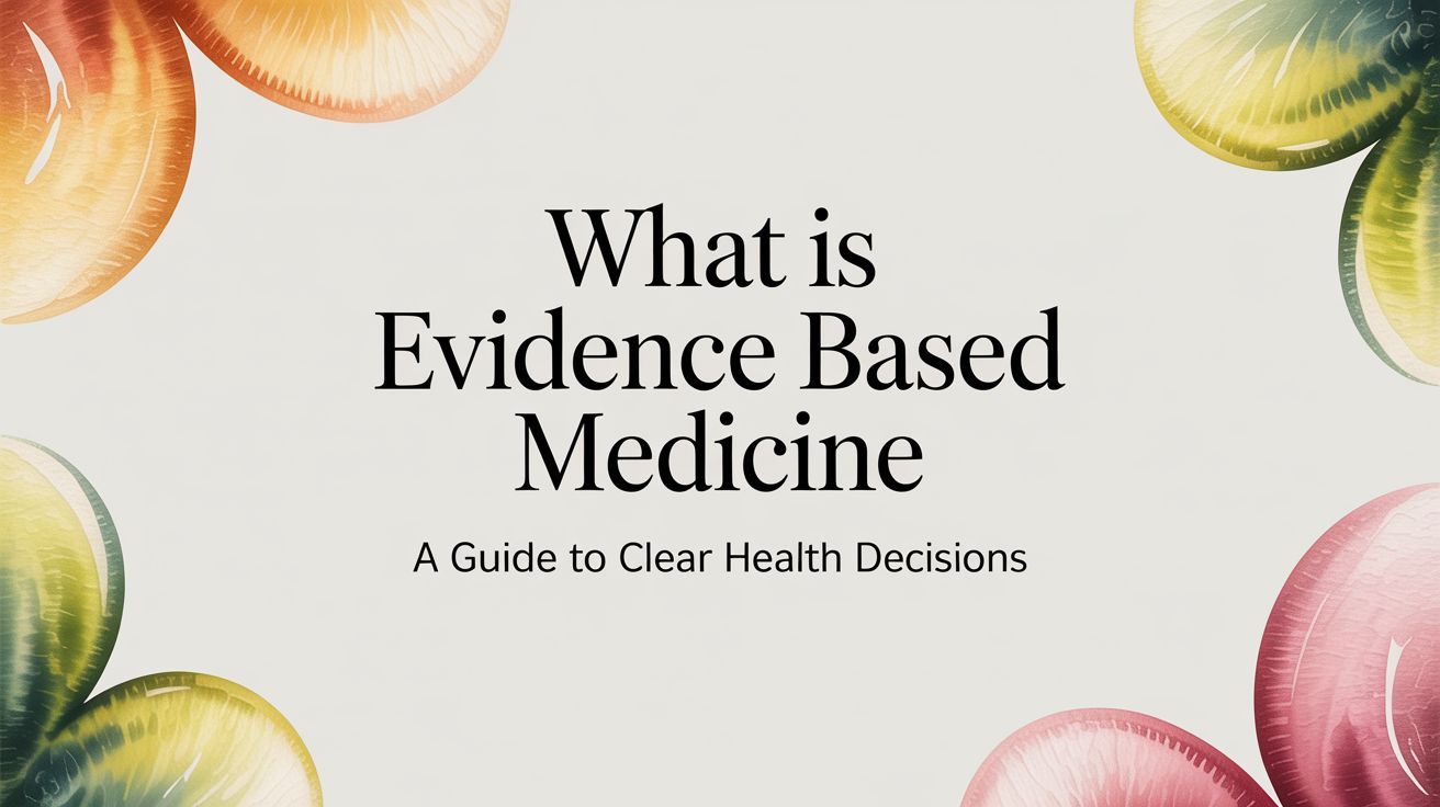 What Is Evidence-Based Medicine? A Guide to Clearer Health Decisions