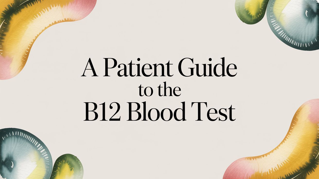 A Patient's Guide to the B12 Blood Test
