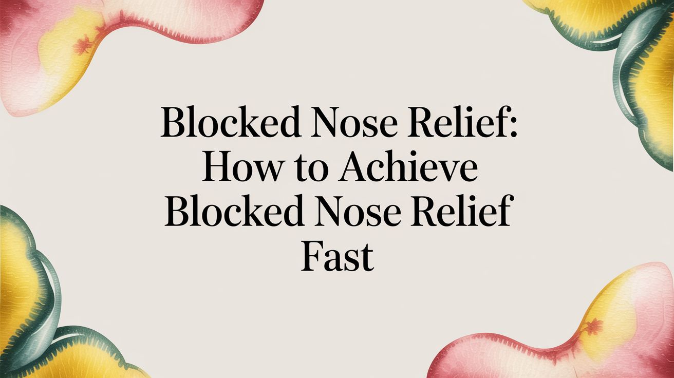 Blocked Nose Relief: A Clear Guide to Breathing Easier