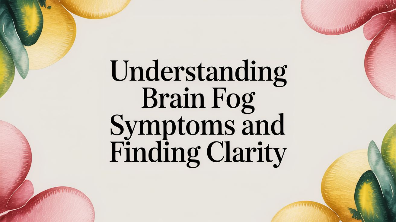 Understanding Brain Fog Symptoms and Finding Clarity