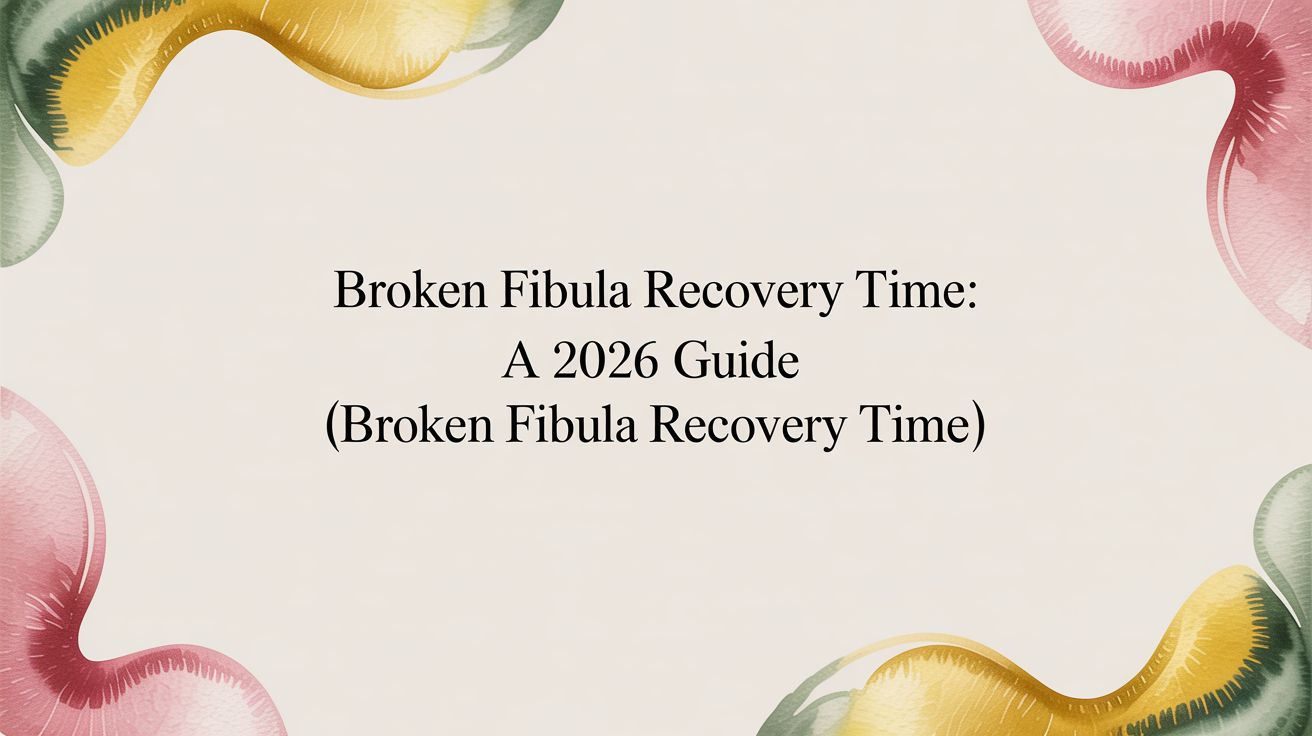 Understanding Broken Fibula Recovery Time