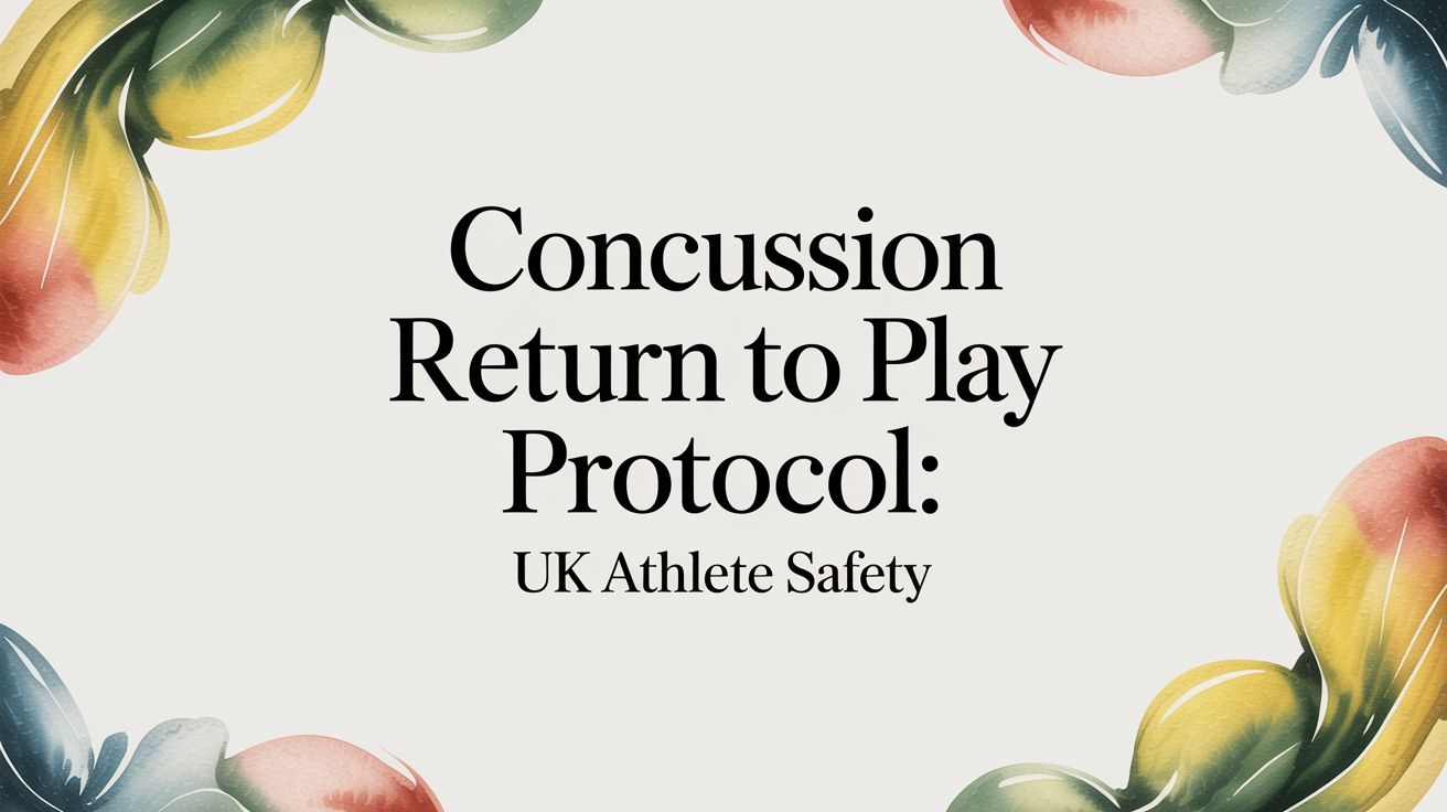 Concussion Return to Play Protocol: UK Athlete Safety