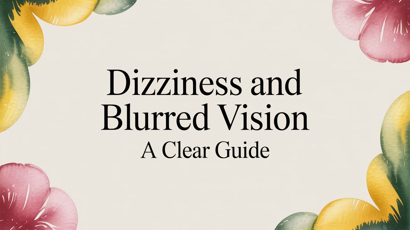 Dizziness and Blurred Vision: A Clearer Guide