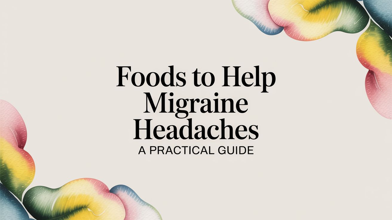 A Practical Guide to Foods That Help Migraine Headaches