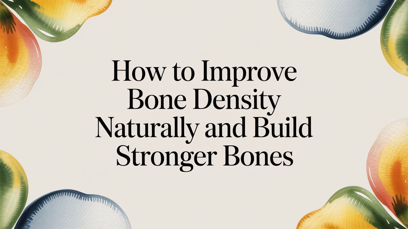 How to Improve Bone Density Naturally