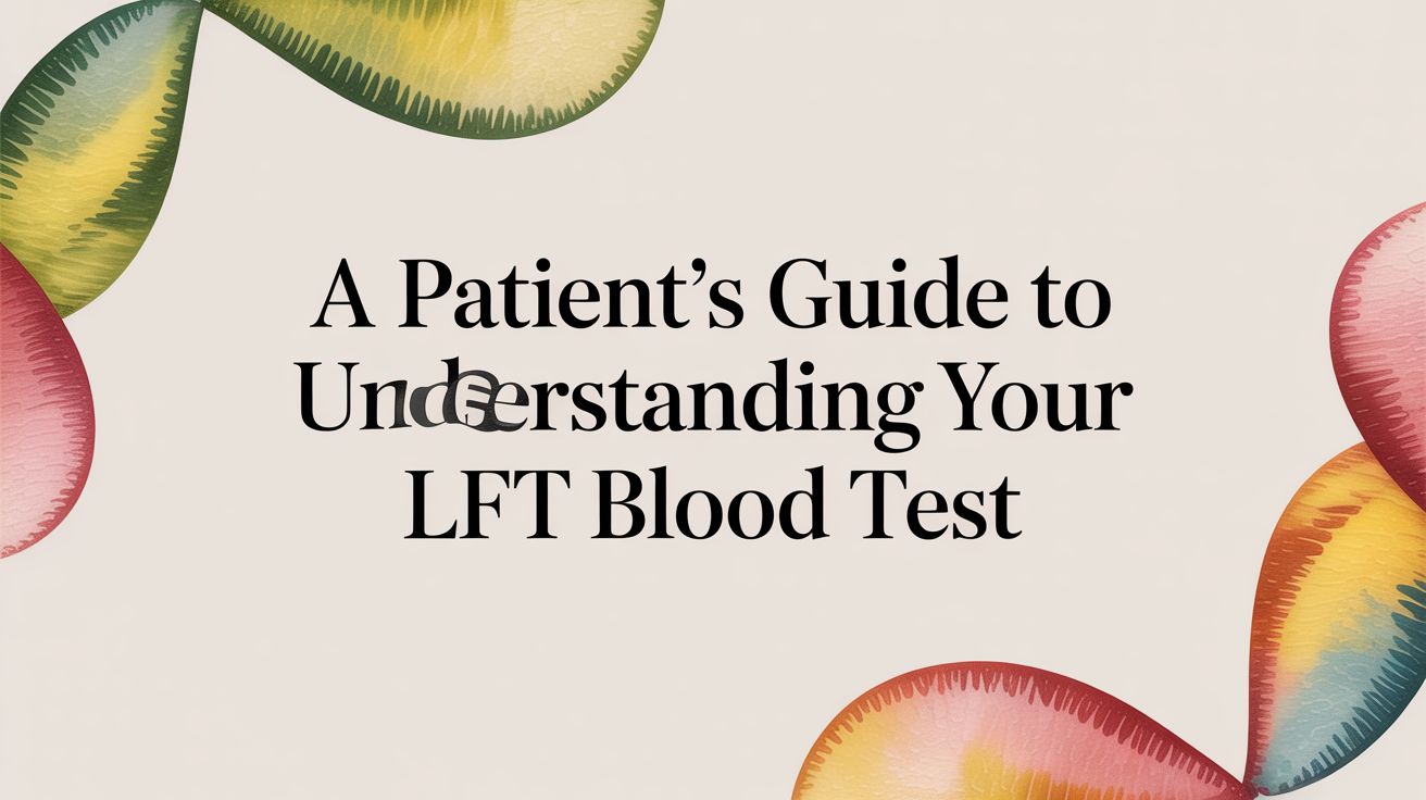 Understanding Your LFT Blood Test: A Patient's Guide