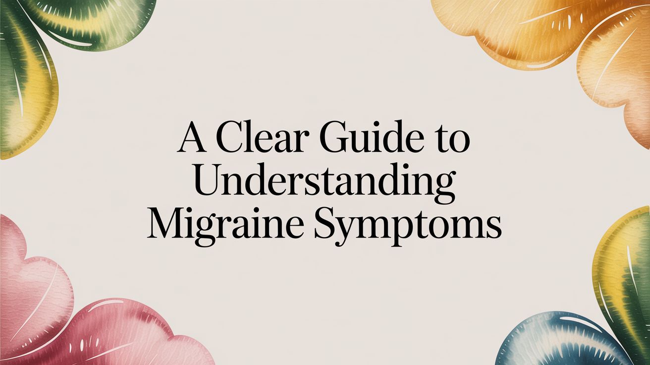 A Clear Guide to Understanding Migraine Symptoms