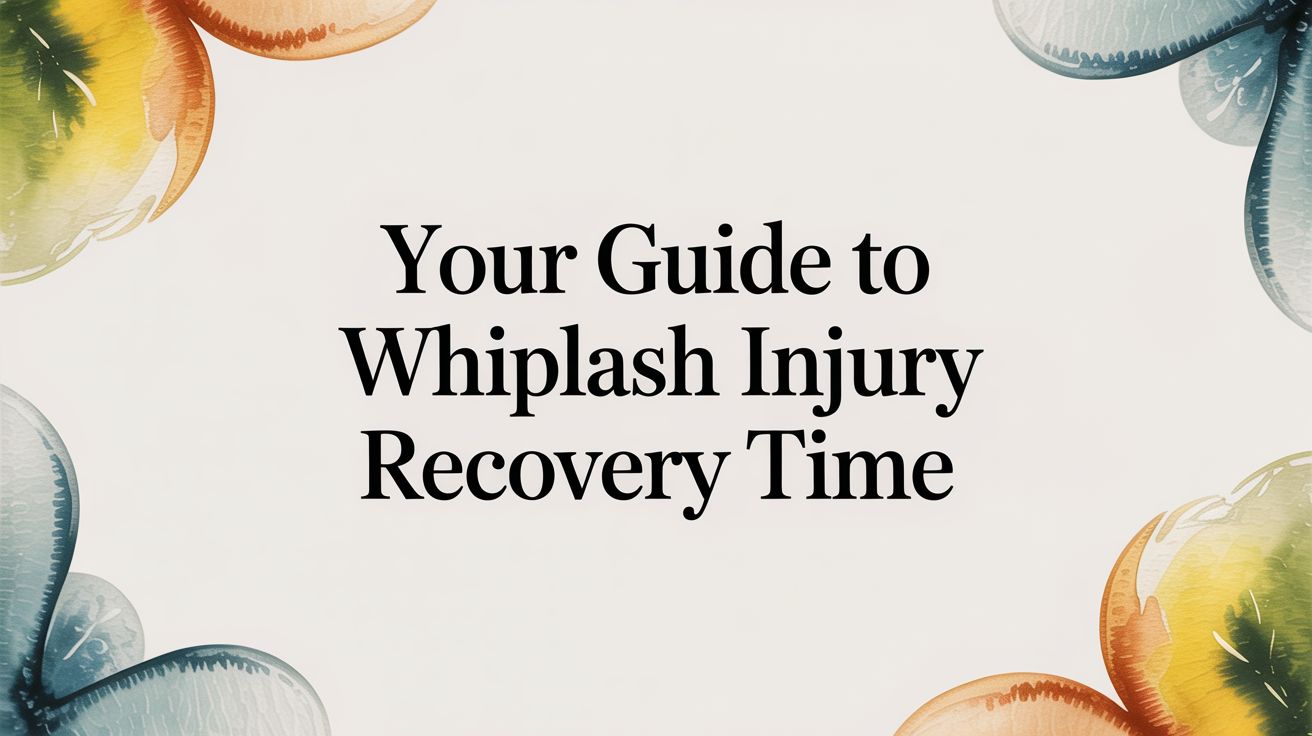 Understanding Whiplash Injury Recovery Time